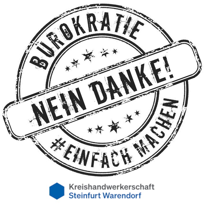 Stempel Bürokratieabbau